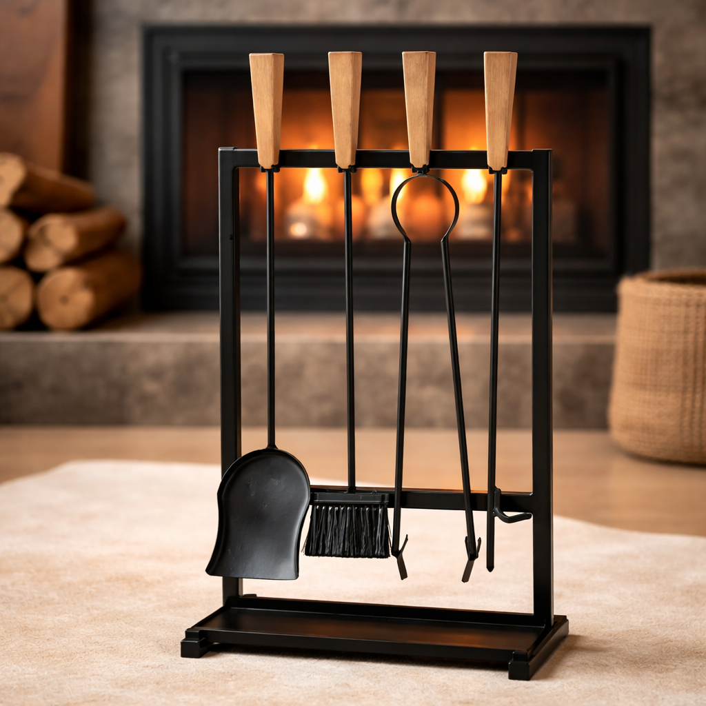 kit de limpeza com bandeja